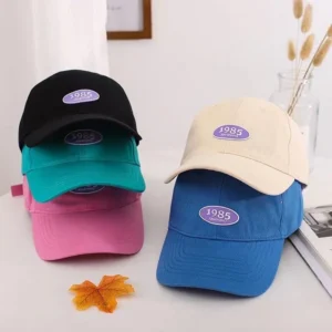 ฝ้าย100% หมวกแก๊ป1985 ผ้าฝ้าย5สี