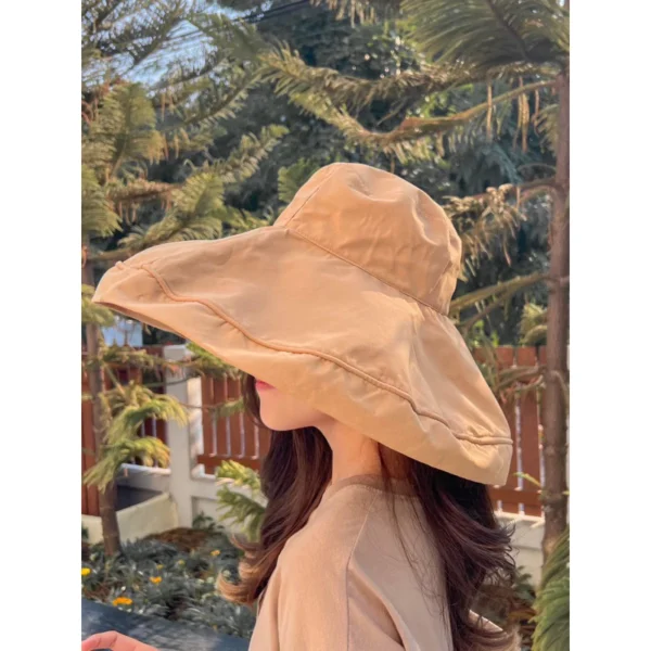 หมวกกันแดด หมวกกันยูวี UV Protection Hat ปีกกว้าง 17 CM ซับในไนล่อน